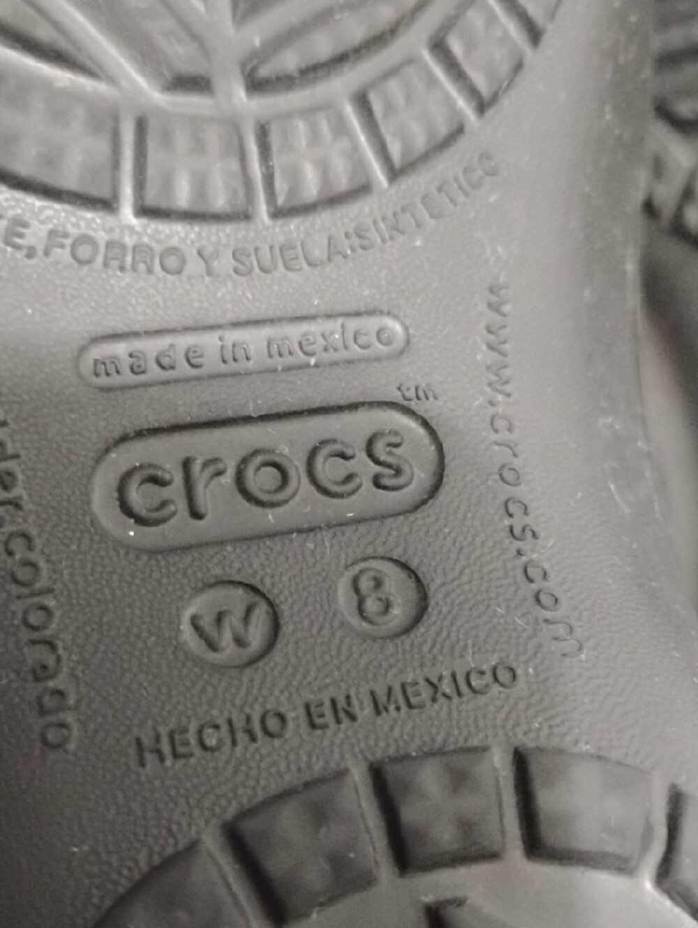 CROCS Kadee  Women's 8 Black Slingback leatherSlip-On Clog Flats - Picture 6 of 6